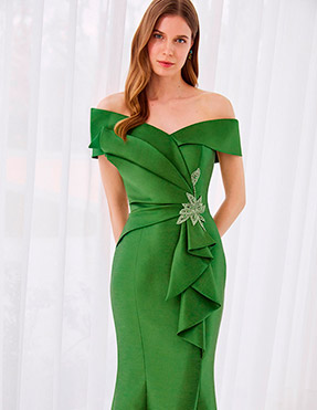 Vestido Fiesta Marfil